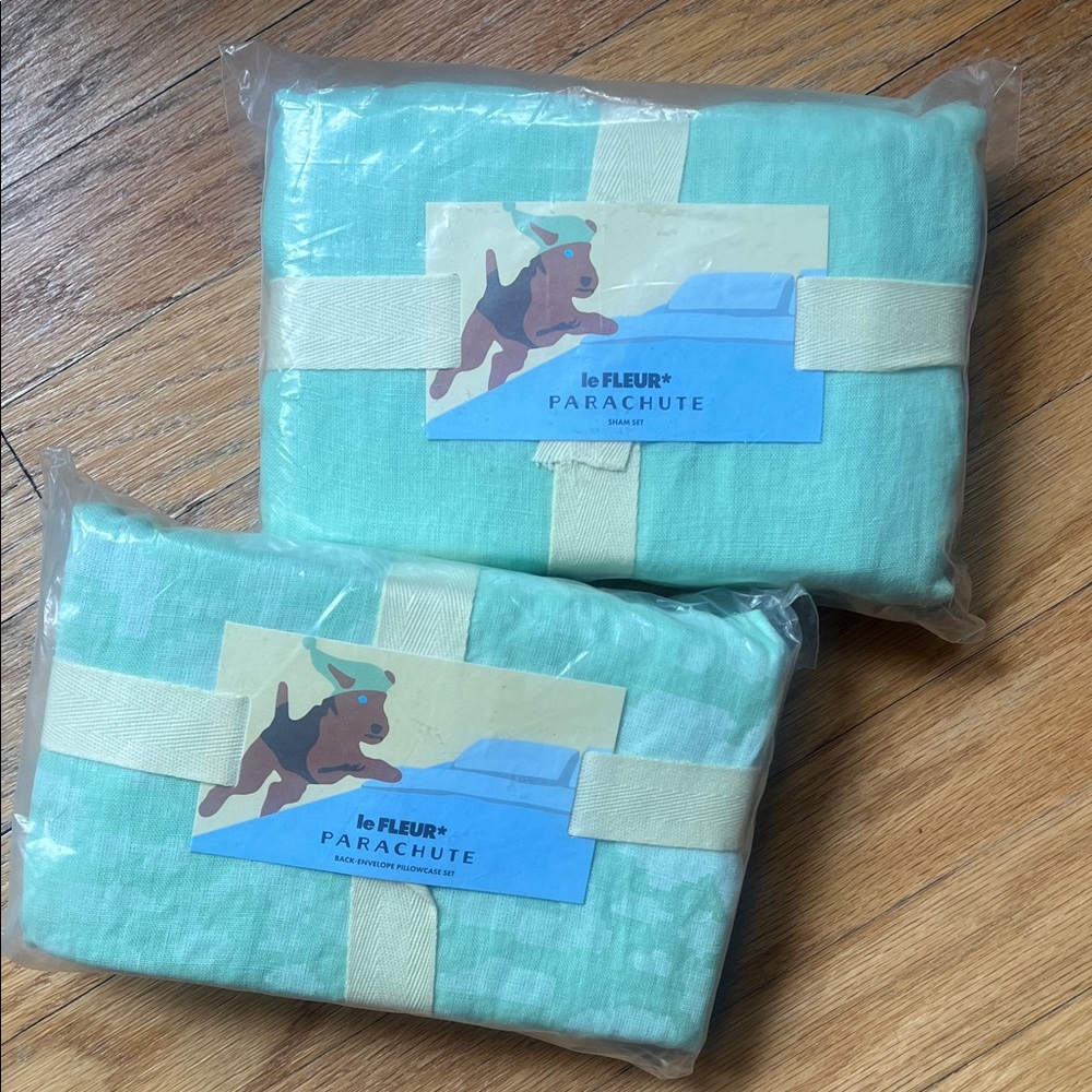 Parachute x Le Fleur pillowcase and sham set